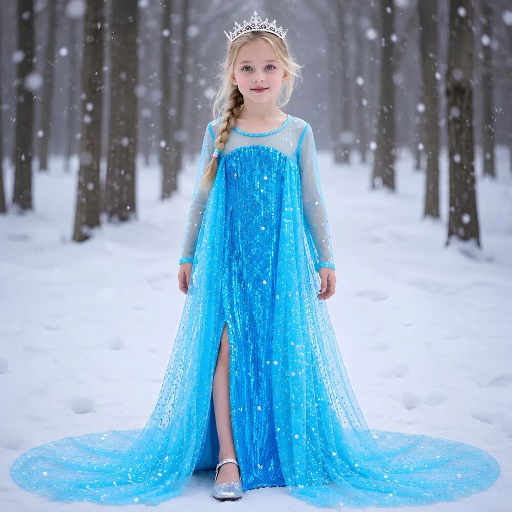 Costume princesa Elsa para niñas